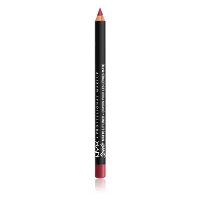 NYX Professional Makeup Suede Matte Lip Liner Matt ajakceruza árnyalat Cherry Skies 1 g