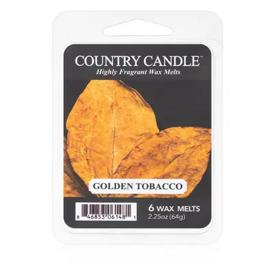 Country Candle Golden Tobacco illatos viasz aromalámpába 64 g