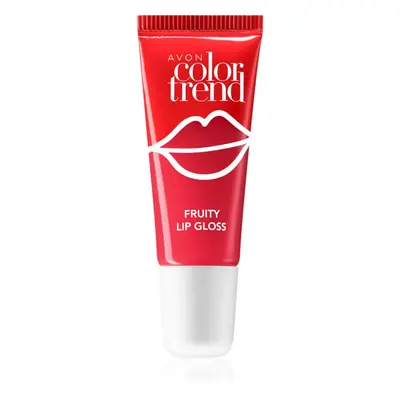 Avon ColorTrend Fruity Lips ízesített szájfény árnyalat Strawberry 10 ml