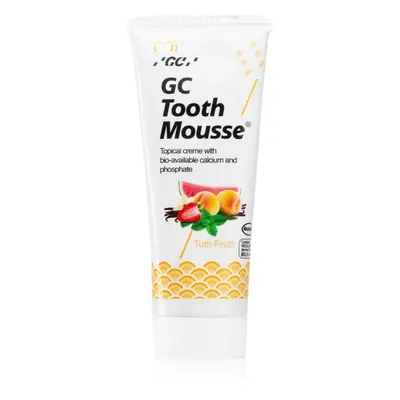 GC Tooth Mousse ásványfeltöltő védőkrém az érzékeny fogakra fluoridmentes íz Tutti Frutti 35 ml