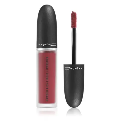 MAC Cosmetics Powder Kiss Liquid Lipcolour mattító folyékony rúzs árnyalat Fashion Emergency 5 m