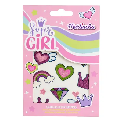 Martinelia Super Girl Glitter Body Tatto tetoválás gyermekeknek 1 db