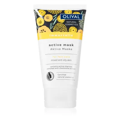 Olival Immortelle Active Mask tisztító arcmaszk kombinált és zsíros bőrre 75 ml