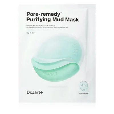 Dr. Jart+ Pore Remedy™ Purifying Mud Mask tisztító iszappakolás a fénylő arcbőr és a kitágult pó