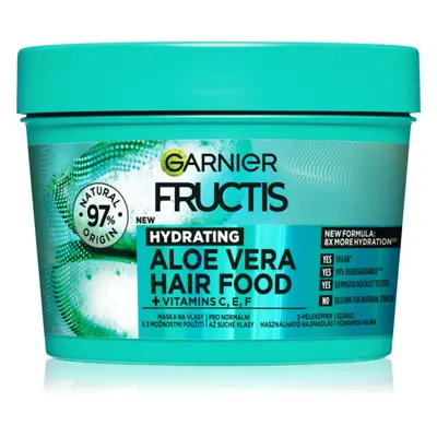 Garnier Fructis Aloe Vera Hair Food hidratáló maszk normál és száraz hajra 400 ml