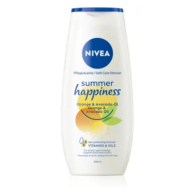 NIVEA Summer Happiness Orange & Avocado Oil tápláló tusoló gél 250 ml