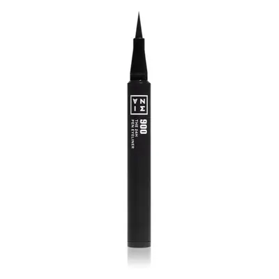 3INA The 24H Pen Eyeliner Mini hosszantartó szemceruza árnyalat 900 - Black 0,6 ml