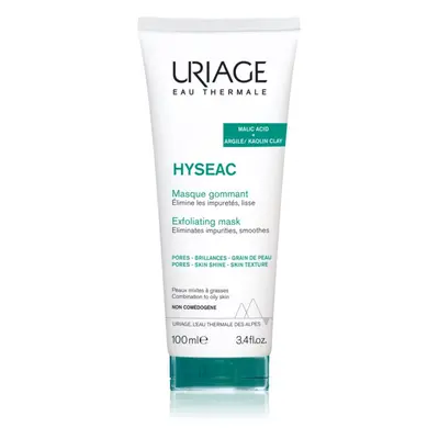 Uriage Hyséac Exfoliating Mask peeling maszk kombinált és zsíros bőrre 100 ml