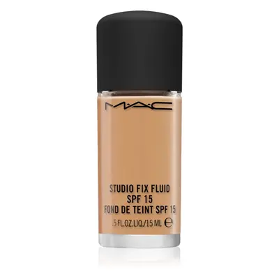 MAC Cosmetics Mini Studio Fix Fluid mattító make-up SPF 15 árnyalat NC42 15 ml