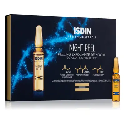 ISDIN Isdinceutics Night Peel hámlasztó peeling szérum ampullákban 10x2 ml