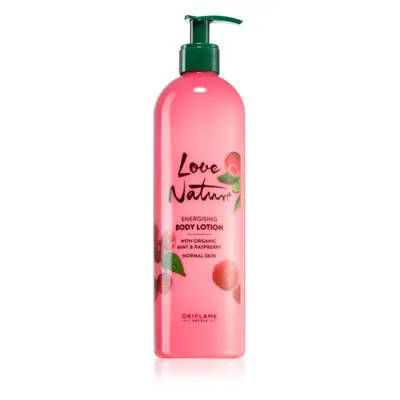 Oriflame Love Nature Organic Mint & Raspberry energizáló testápoló 500 ml