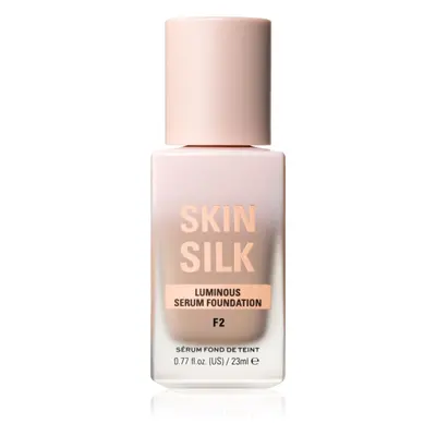 Makeup Revolution Skin Silk Serum Foundation könnyű alapozó világosító hatással árnyalat F2 23 m