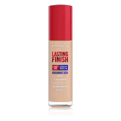 Rimmel Lasting Finish 35H Hydration Boost hidratáló alapozó SPF 20 árnyalat 050 Fair Porcelain 3