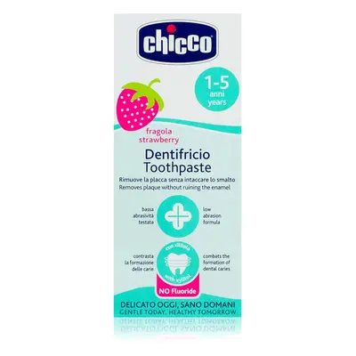 Chicco Toothpaste 1-5 years fogkrém gyermekeknek Strawberry 50 ml