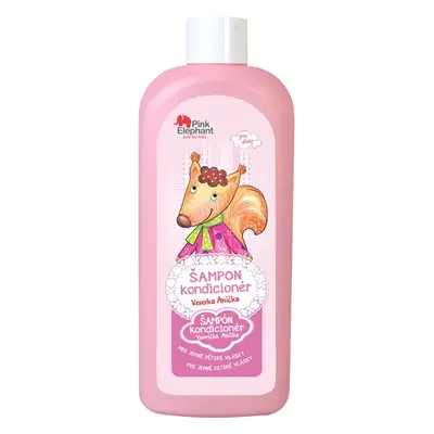 Pink Elephant Girls sampon és kondicionáló 2 in1 gyermekeknek Squirrel 500 ml