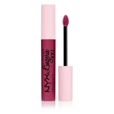 NYX Professional Makeup Lip Lingerie XXL matt folyékony állagú ajakrúzs árnyalat 17 - Xxtended 4