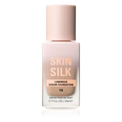 Makeup Revolution Skin Silk Serum Foundation könnyű alapozó világosító hatással árnyalat F6 23 m