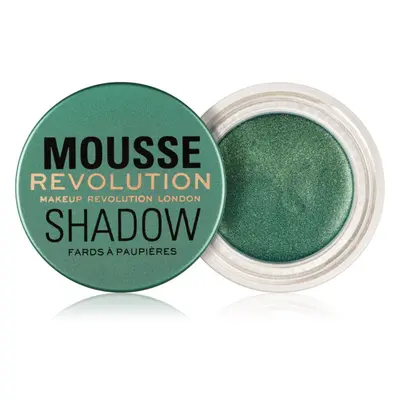 Makeup Revolution Mousse krémes szemhéjfestékek árnyalat Emerald Green 4 g