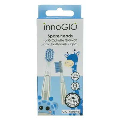 innoGIO GIOGiraffe Spare Heads for Sonic Toothbrush tartalék fejek a szónikus elemes fogkeféhez 