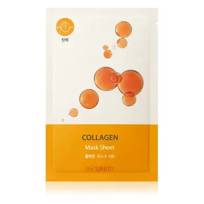 The Saem Bio Solution Collagen intenzíven nyugtató és bőrélénkítő arcmaszk 20 g