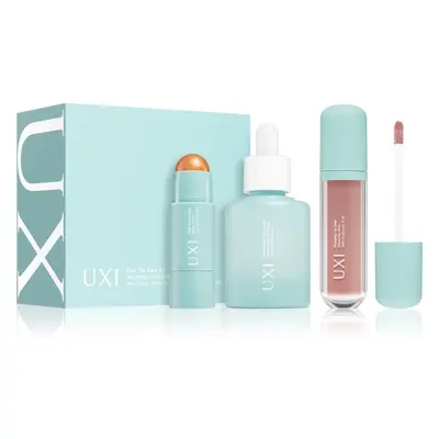 UXI BEAUTY Face the Glow Kit szett a ragyogó arcbőrért Sparkling Wine 4 db