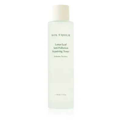 BOUTIJOUR Lotus Leaf Anti-Pollution Repairing Toner nyugtató tonik az érzékeny arcbőrre 150 ml