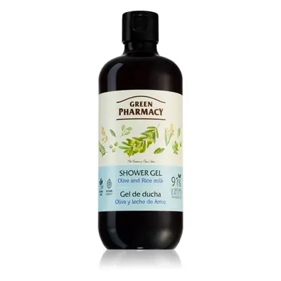 Green Pharmacy Olive & Rice Milk Shower Gel tápláló tusoló gél 500 ml