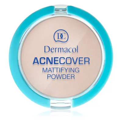 Dermacol Acne Cover kompakt púder problémás és pattanásos bőrre árnyalat Porcelain 11 g