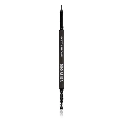 Mesauda Milano Sketch Brows automatikus szemöldökceruza kefével árnyalat 104 Dark 0,09 g