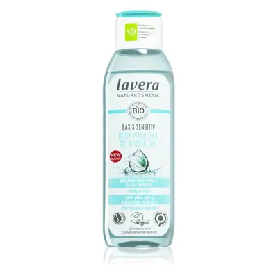 Lavera Basis Sensitiv tusfürdő gél testre és hajra 2 az 1-ben 250 ml