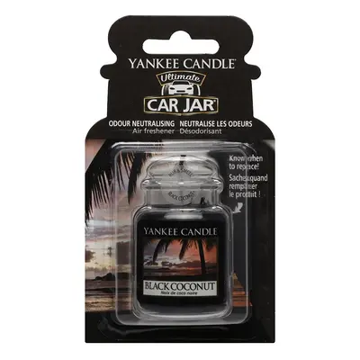 Yankee Candle Black Coconut illat autóba felakasztható autóillatosító 1 db