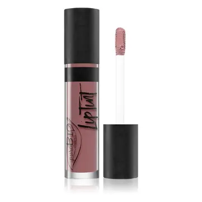 puroBIO Cosmetics Lip Tint matt folyékony állagú ajakrúzs árnyalat 04 Cold Pink 4,8 ml