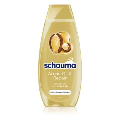 Schwarzkopf Schauma Argan Oil & Repair megújító sampon száraz és sérült hajra 400 ml