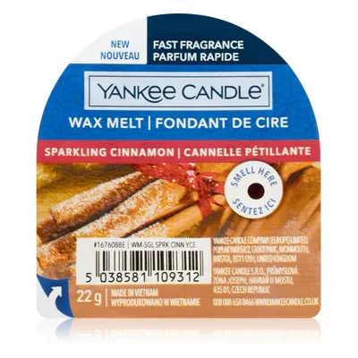 Yankee Candle Sparkling Cinnamon illatos viasz aromalámpába 22 g