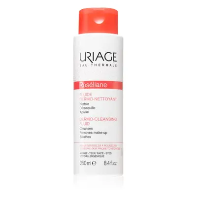 Uriage Roséliane Dermo-Cleansing Fluid tisztító fluid Érzékeny, bőrpírra hajlamos bőrre 250 ml