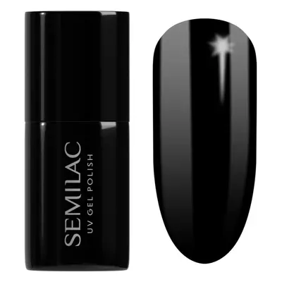 Semilac UV Hybrid Black & White géles körömlakk árnyalat 031 Black Diamond 7 ml