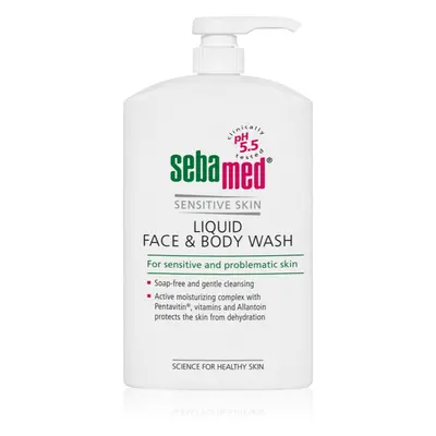 Sebamed Face & Body Wash Sensitive Skin Gyengéd tisztító emulzió arcra és testre az érzékeny bőr