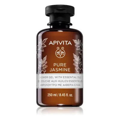 Apivita Pure Jasmine Shower Gel hidratáló tusoló gél esszenciális olajokkal 250 ml