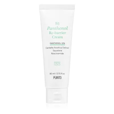 Purito B5 Panthenol Re-barrier Cream mélyen hidratáló krém nyugtató hatással 80 ml