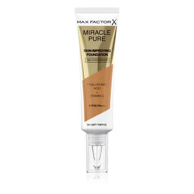 Max Factor Miracle Pure Skin tartós alapozó SPF 30 árnyalat 84 Soft Toffee 30 ml