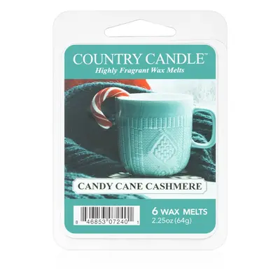 Country Candle Candy Cane Cashmere illatos viasz aromalámpába 64 g