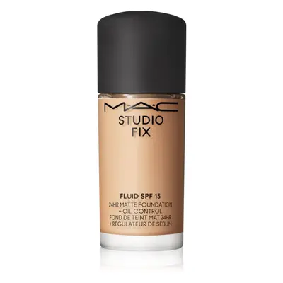 MAC Cosmetics Mini Studio Fix Fluid SPF 15 24HR Matte Foundation + Oil Control mattító alapozó S