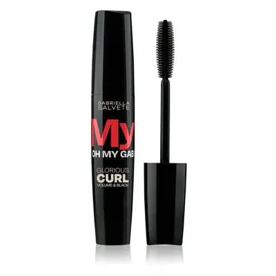 Gabriella Salvete Oh My Gab! My Curl dúsító és göndörítő szempillaspirál árnyalat Black 14 ml