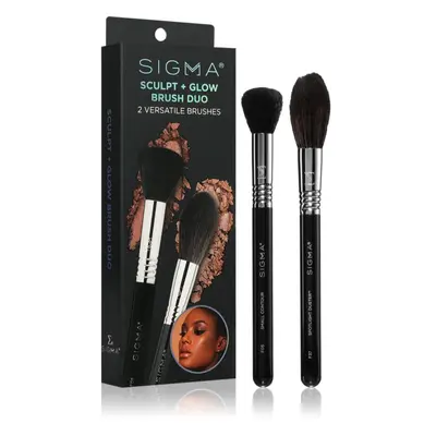 Sigma Beauty Brush Duo Beauty Sculpt + Glow ecset szett a tökéletes küllemért