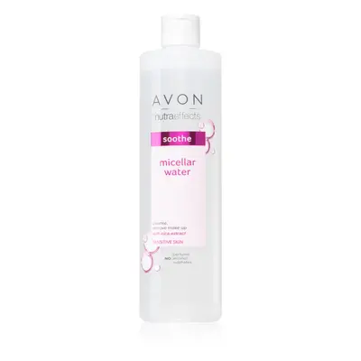 Avon Nutra Effects Soothe tisztító micellás víz az érzékeny arcbőrre 400 ml