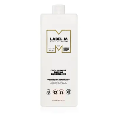 label.m Cool Blonde Conditioner hidratáló kondicionáló semlegesíti a sárgás tónusokat 1000 ml