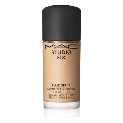 MAC Cosmetics Mini Studio Fix Fluid SPF 15 24HR Matte Foundation + Oil Control mattító alapozó S