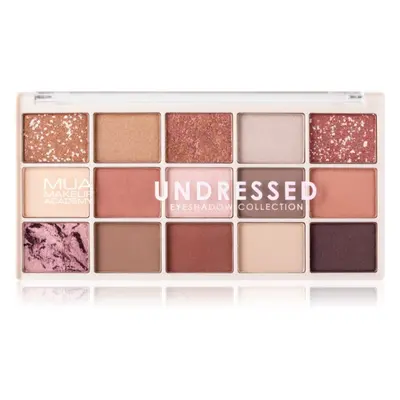 MUA Makeup Academy Professional 15 Shade Palette szemhéjfesték paletta árnyalat Undressed 12 g