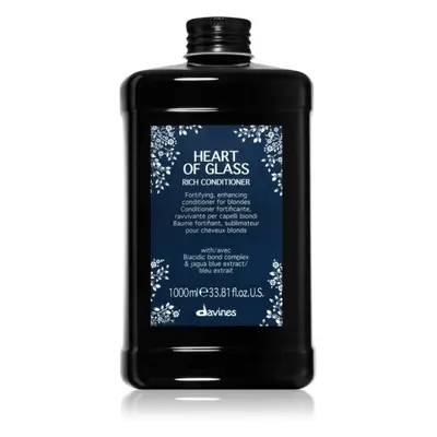 Davines Heart of Glass Rich Conditioner erősítő kondicionáló szőke hajra 1000 ml