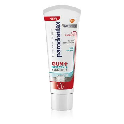 Parodontax Gum And Sens Whitening fehérítő fogkrém a fogakra 75 ml